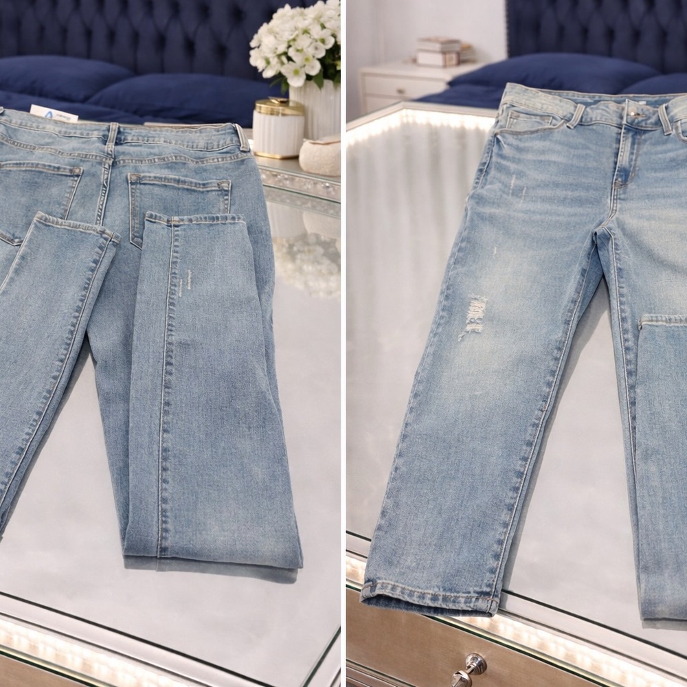 Old Navy Women's Skinny Jeans - Light Blue new with tags